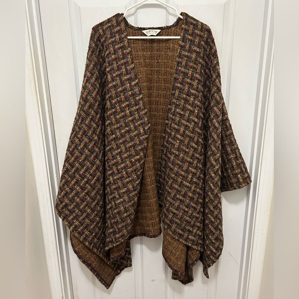 Vintage Orvis Women's Tweed Pocho